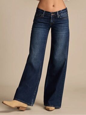 Lucky brand Super Low Rise Ultra Wide denim jeans size 8/29